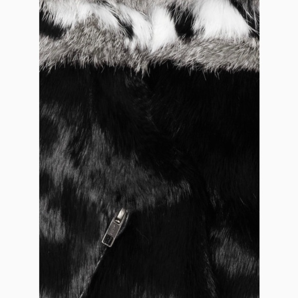 IRO Lorna Patterned Rabbit Bomber Jacket - Picture 5 of 5